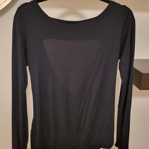 Prana Women's Athletic Open Back Long Sleeve Top